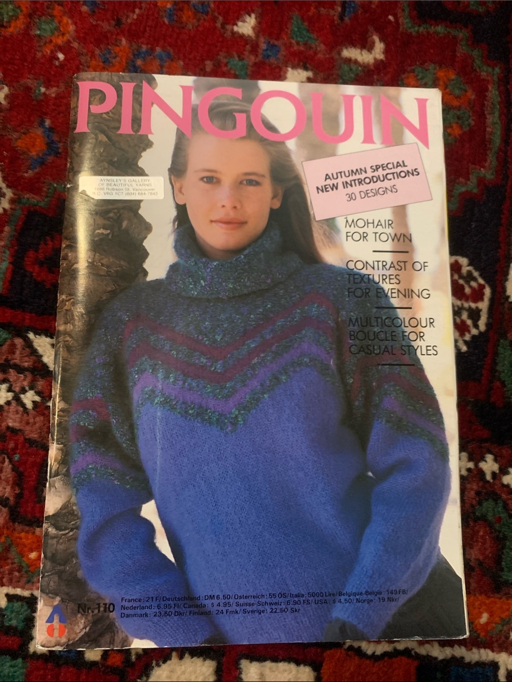 Vintage knitting🧶Pattern Booklet For Sweaters
